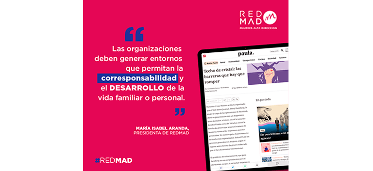 María Isabel Aranda en Revista Paula: «Debemos cuidar que no se produzcan sesgos en las etapas de la carrera profesional»