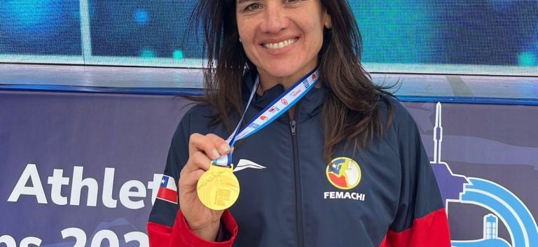 Bárbara Lewin obtiene medalla de oro en lanzamiento del disco