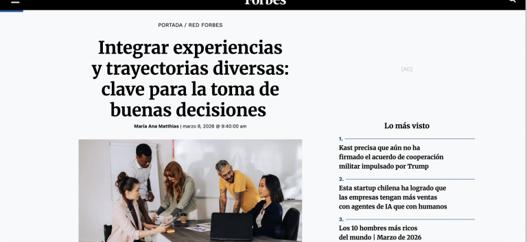 Integrar experiencias y trayectorias diversas: clave para la toma de buenas decisiones