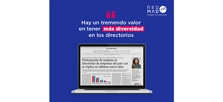 María Isabel Aranda, presidenta de REDMAD, en El Mercurio
