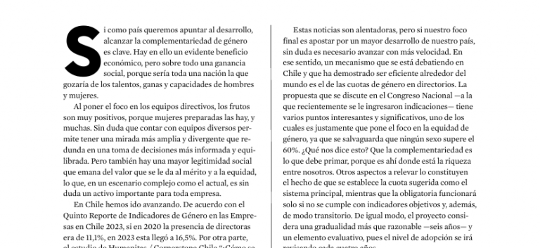 ¿Queremos aspirar al desarrollo? Apostemos por la complementariedad